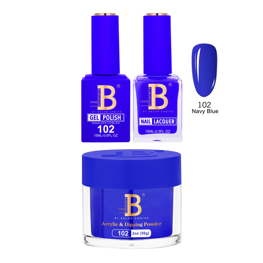 Billionaire Trio Imperial 102 Navy Blue