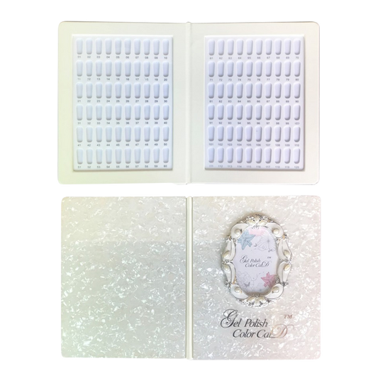 Cre8tion PMMA material tips 120 colors display book- JJPB-005