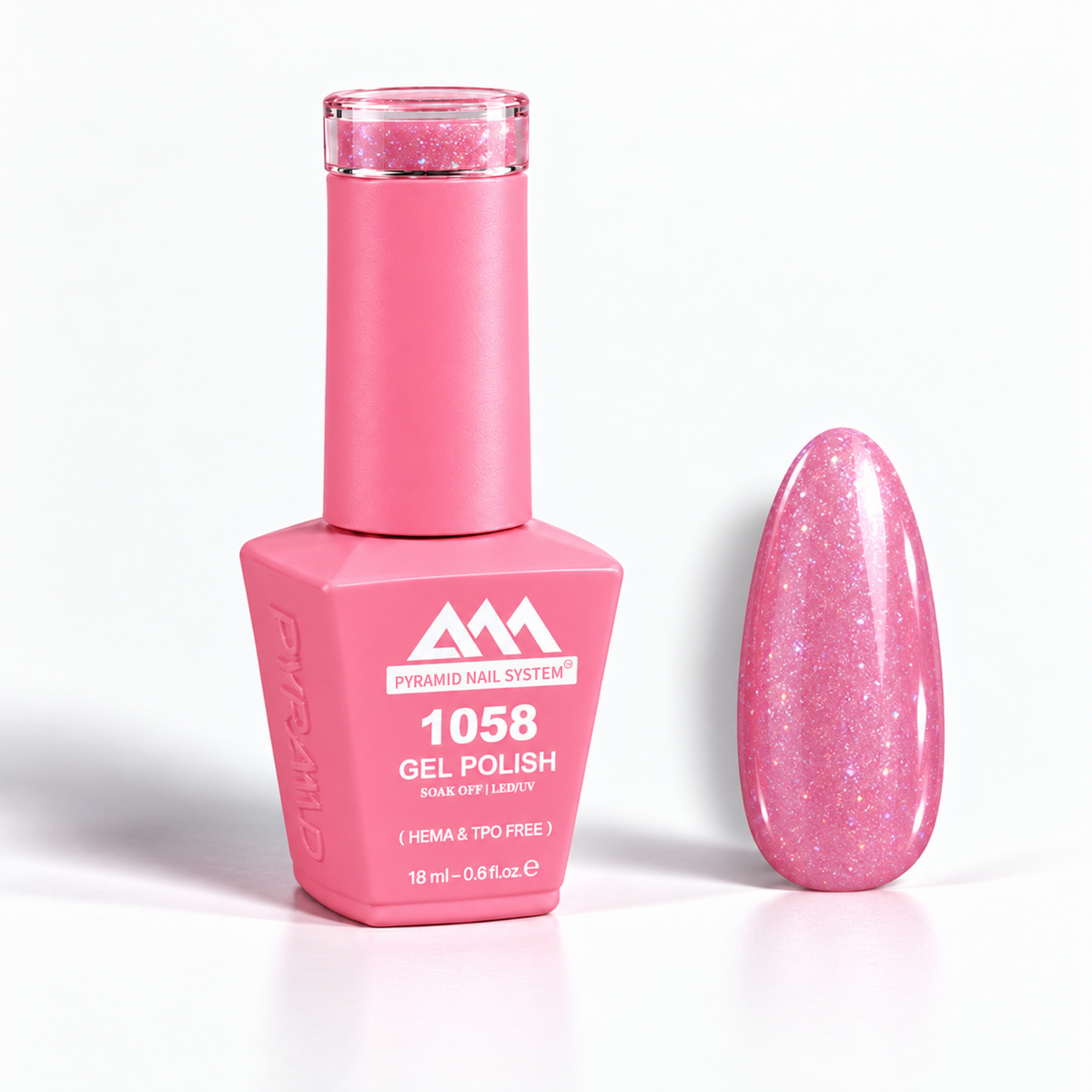 Pyramid Nail System Gel Polish – #1058 (18 ml / 0.6 fl oz) [HEMA & TPO Free]