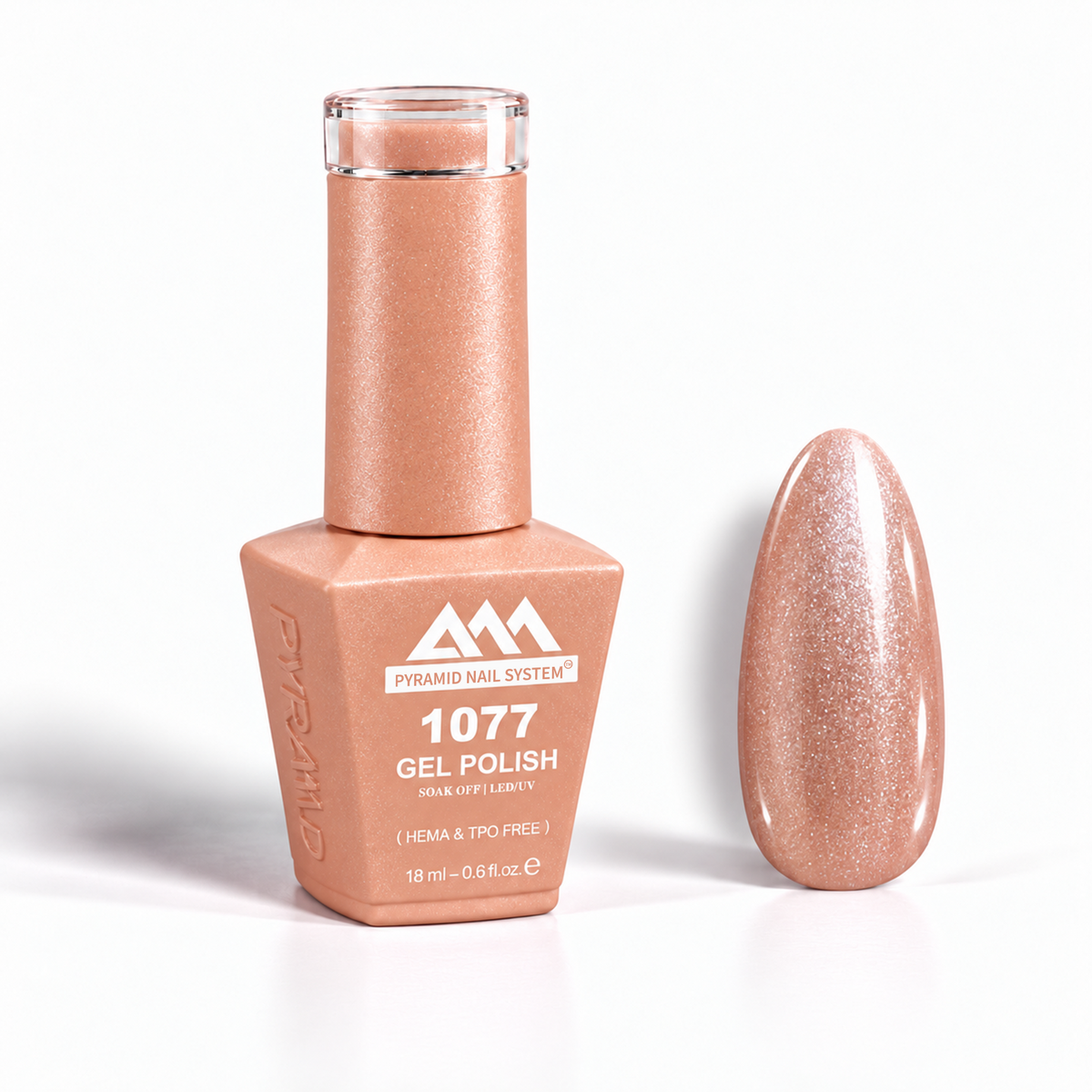 Pyramid Nail System Gel Polish – #1077 (18 ml / 0.6 fl oz) [HEMA & TPO Free]