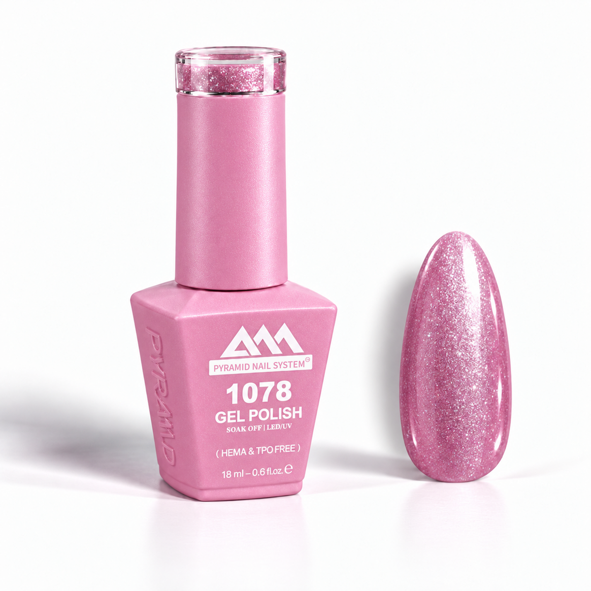 Pyramid Nail System Gel Polish – #1078 (18 ml / 0.6 fl oz) [HEMA & TPO Free]