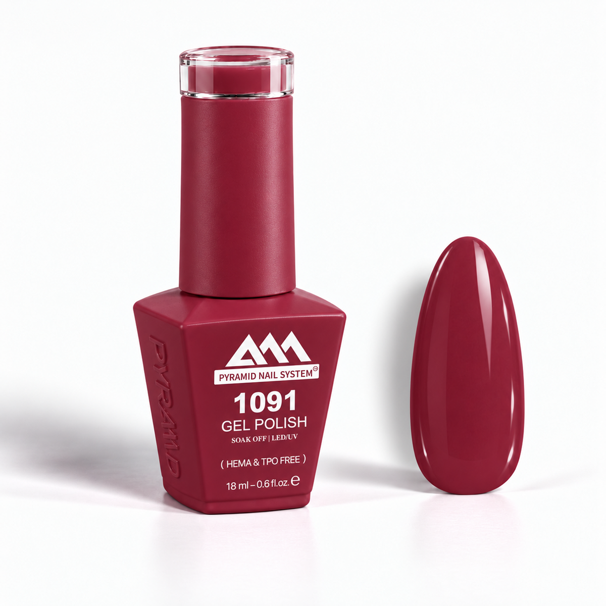 Pyramid Nail System Gel Polish – #1091 (18 ml / 0.6 fl oz) [HEMA & TPO Free]