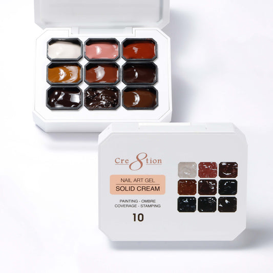 Creation Nail Art Gel - Solid Cream - 10