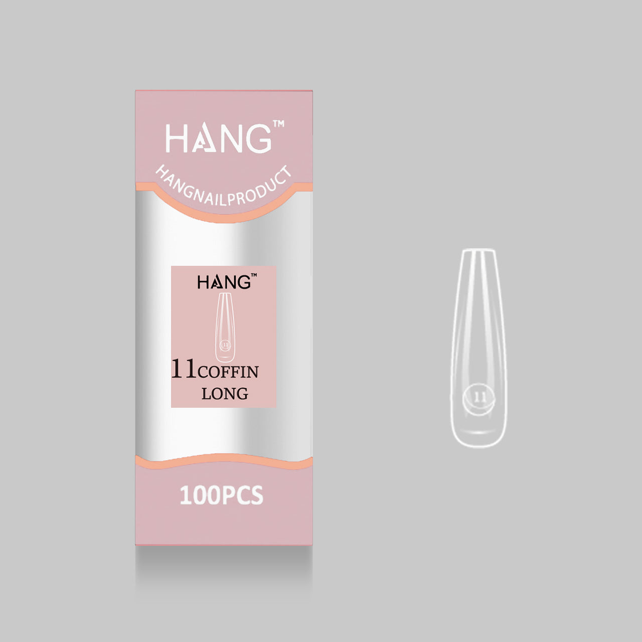 Hang Premium Tip Refill: Coffin Long ( 0 - 11 )