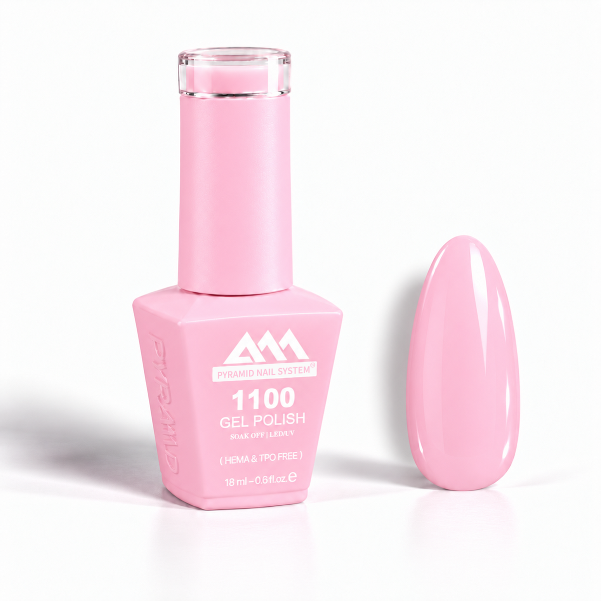 Pyramid Nail System Gel Polish – #1100 (18 ml / 0.6 fl oz) [HEMA & TPO Free]