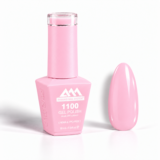 Pyramid Nail System Gel Polish – #1100 (18 ml / 0.6 fl oz) [HEMA & TPO Free]