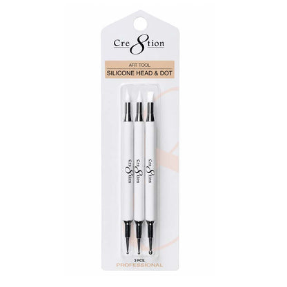 Cre8tion Silicone Applicator and Dotting Tool Set