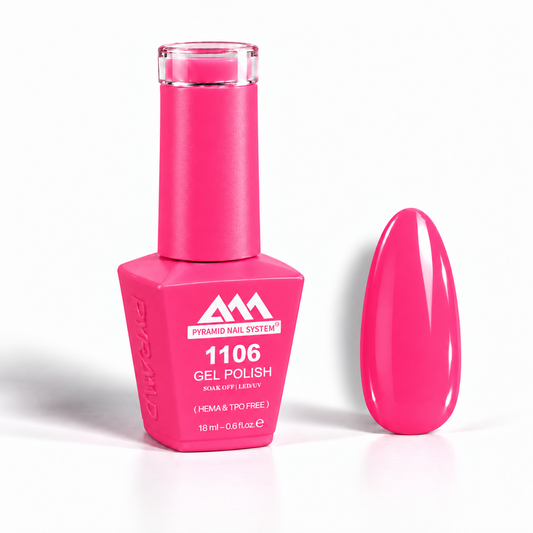 Pyramid Nail System Gel Polish – #1106 (18 ml / 0.6 fl oz) [HEMA & TPO Free]