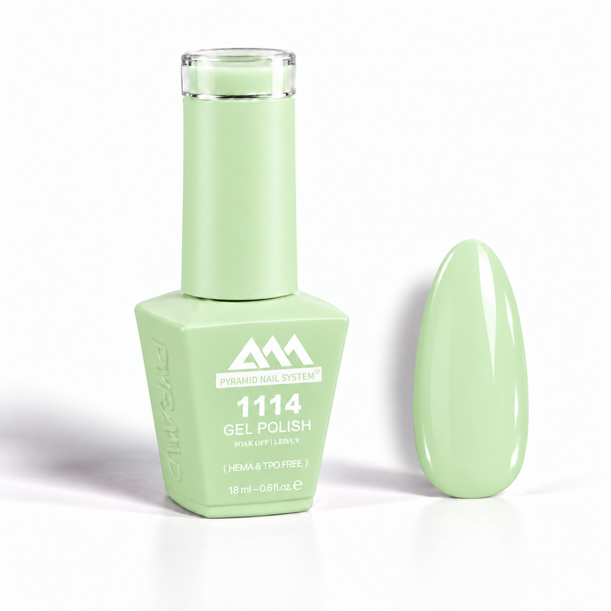 Pyramid Nail System Gel Polish – #1114 (18 ml / 0.6 fl oz) [HEMA & TPO Free]