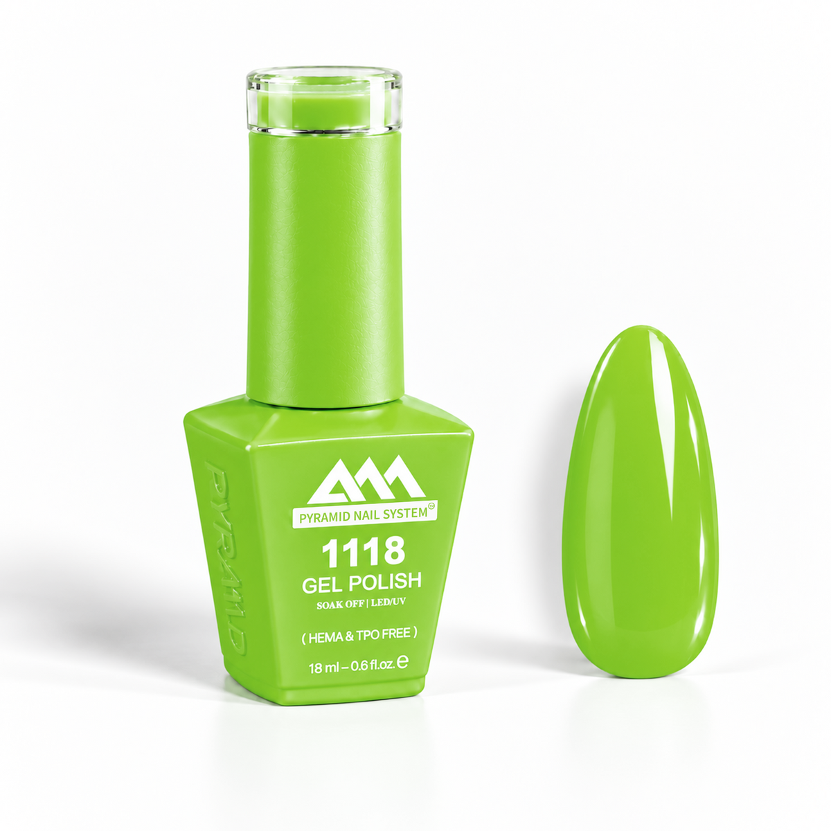 Pyramid Nail System Gel Polish – #1118 (18 ml / 0.6 fl oz) [HEMA & TPO Free]