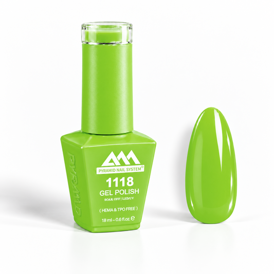 Pyramid Nail System Gel Polish – #1118 (18 ml / 0.6 fl oz) [HEMA & TPO Free]