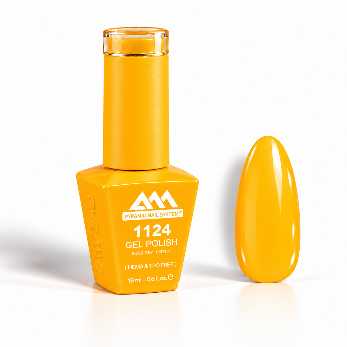 Pyramid Nail System Gel Polish – #1124 (18 ml / 0.6 fl oz) [HEMA & TPO Free]
