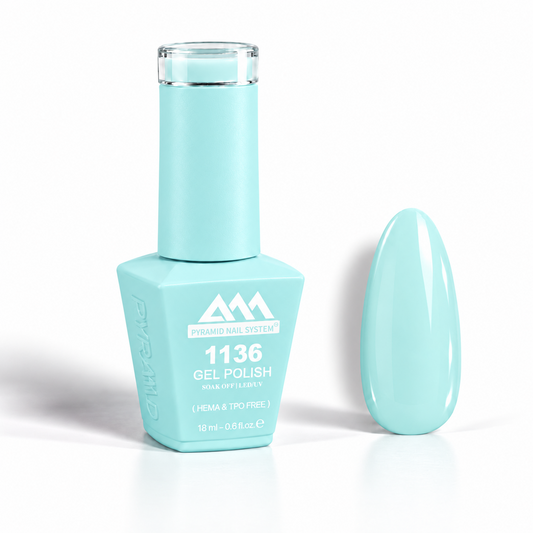 Pyramid Nail System Gel Polish – #1136 (18 ml / 0.6 fl oz) [HEMA & TPO Free]