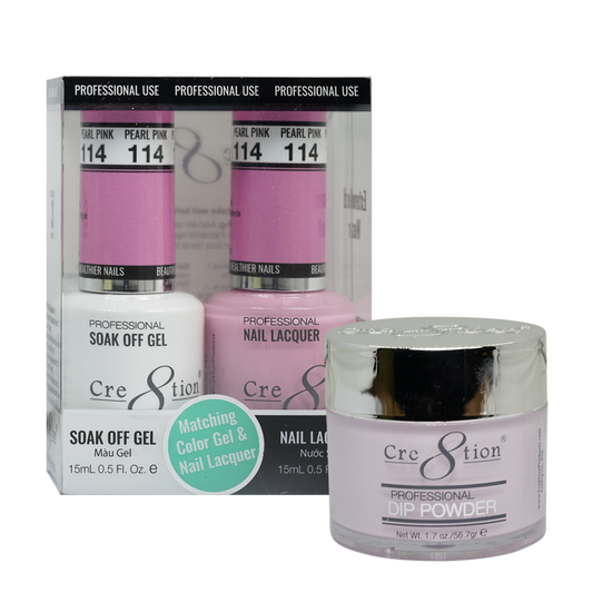 Cre8tion Matching Sets - 114 Pearl Pink