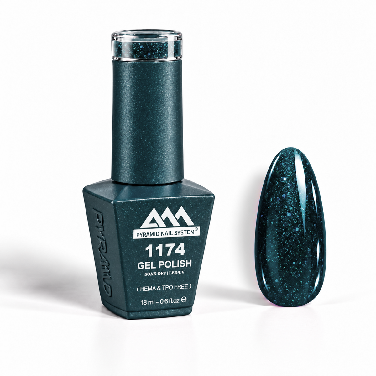 Pyramid Nail System Gel Polish – #1174 (18 ml / 0.6 fl oz) [HEMA & TPO Free]