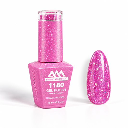 Pyramid Nail System Gel Polish – #1180 (18 ml / 0.6 fl oz) [HEMA & TPO Free]