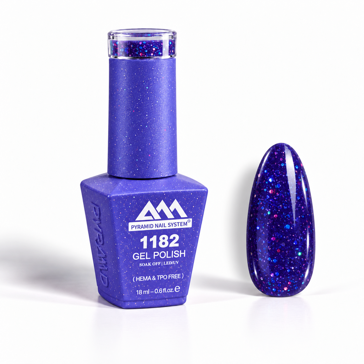 Pyramid Nail System Gel Polish – #1182 (18 ml / 0.6 fl oz) [HEMA & TPO Free]