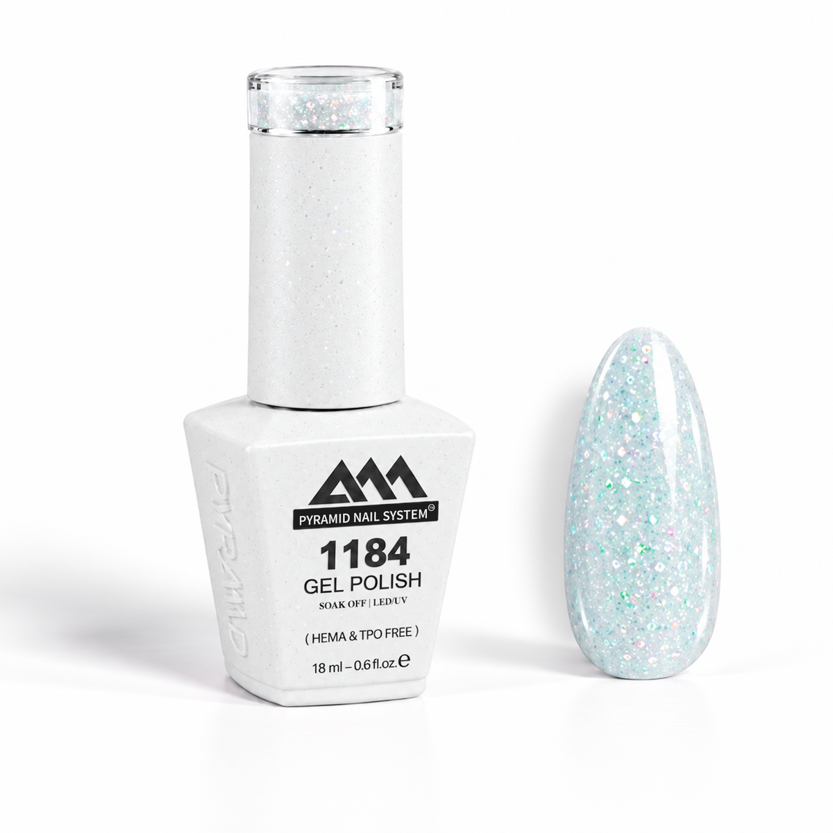 Pyramid Nail System Gel Polish – #1184 (18 ml / 0.6 fl oz) [HEMA & TPO Free]