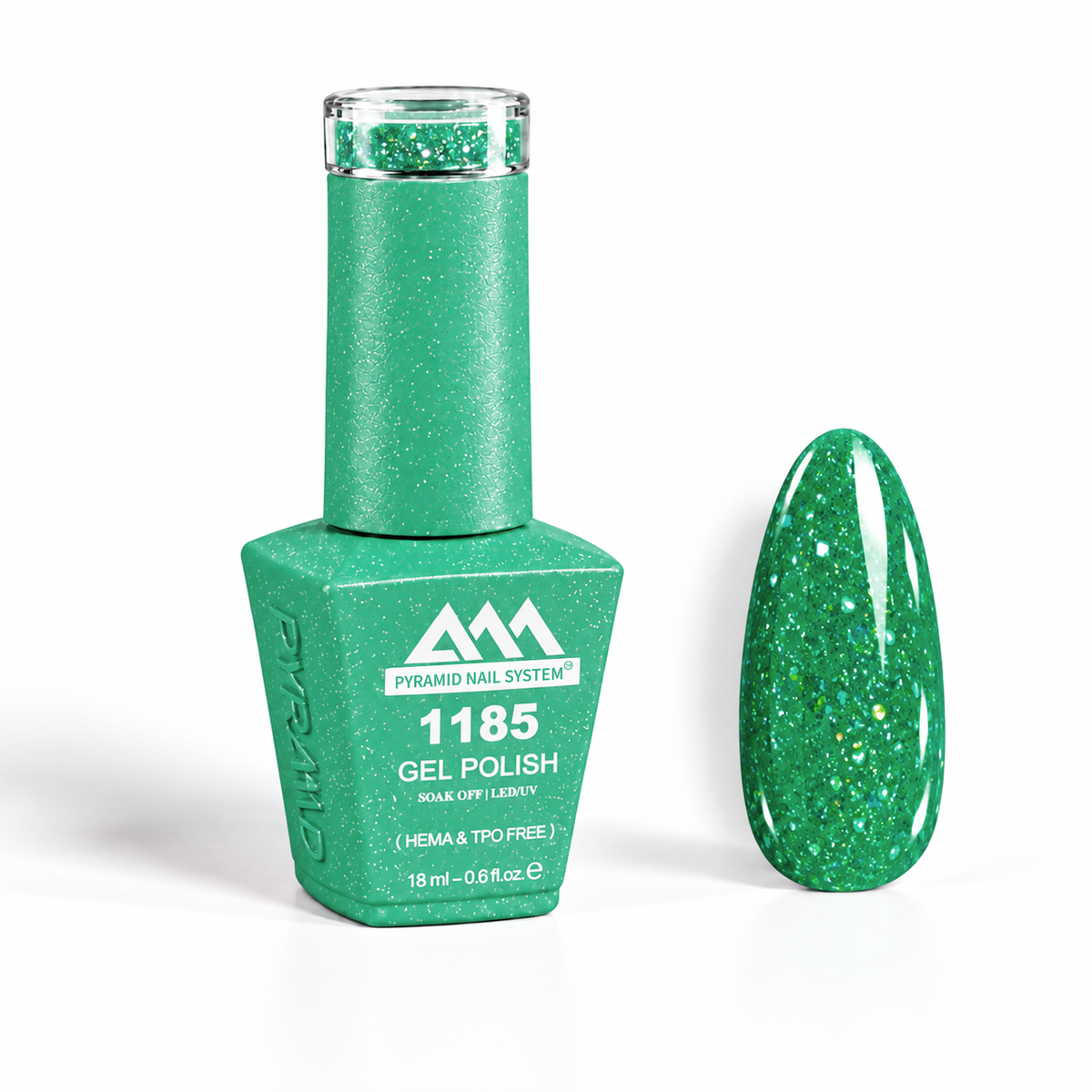 Pyramid Nail System Gel Polish – #1185 (18 ml / 0.6 fl oz) [HEMA & TPO Free]