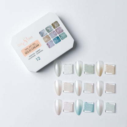 Creation Nail Art Gel - Solid Cream - 12