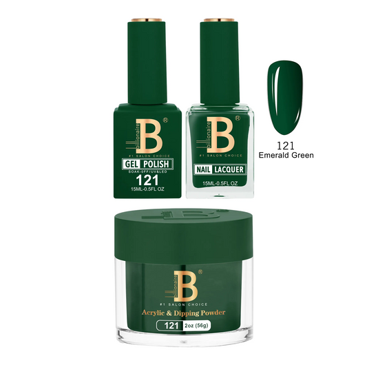 Billionaire Trio Imperial 121 Emerald Green