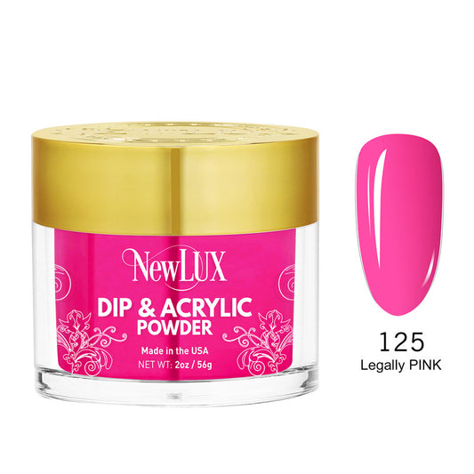 NewLux Dip & Acrylic 2oz - #125 Legally Pink