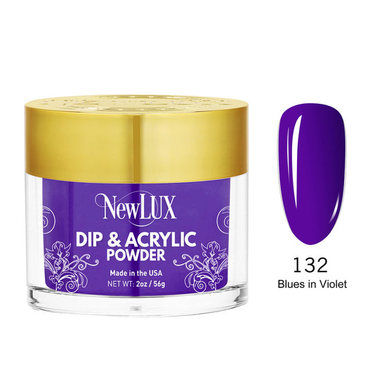 NewLux Dip & Acrylic 2oz - #132 Blues in Violet