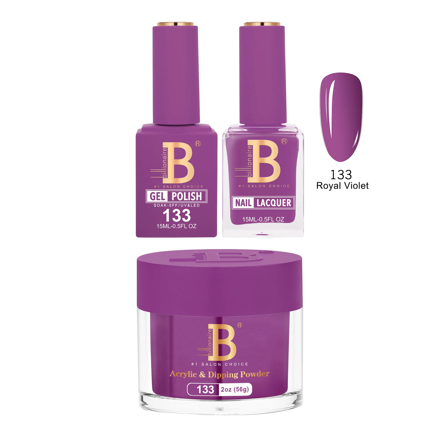 Billionaire Trio Imperial  133 Royal Violet