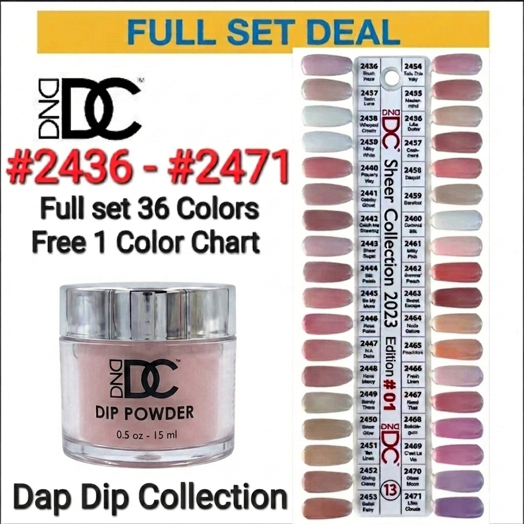 DND DC DAP DIP TIP 13 36 Colors (#2436 - #2471)