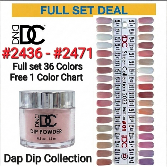 DND DC DAP DIP TIP 13 36 Colors (#2436 - #2471)