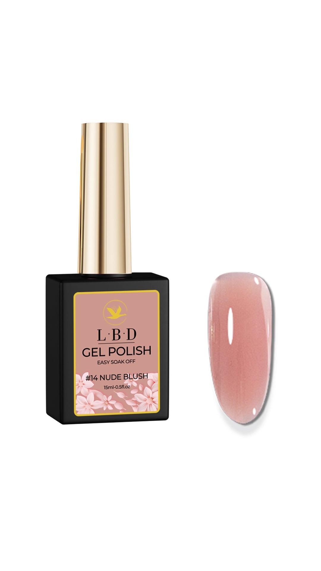 LBD Jelly Gel Polish - #14 NUDE BLUSH