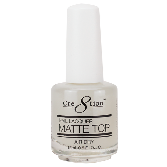Cre8tion Lacquer Matte Top Coat 0.5oz