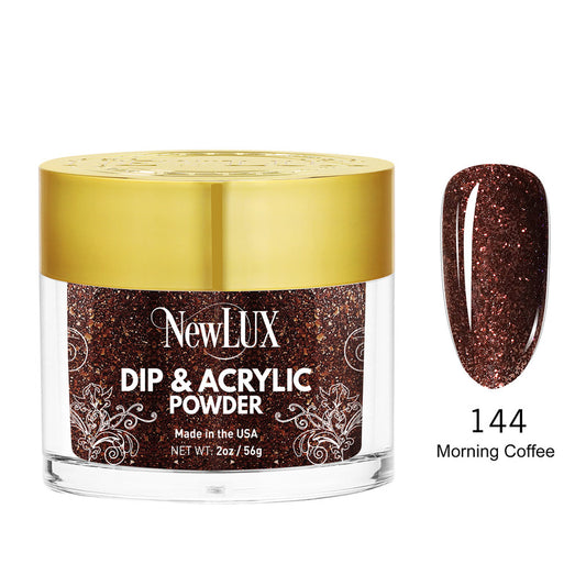 NewLux Dip & Acrylic 2oz - #144 Morning Coffee