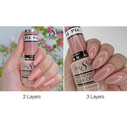 Cre8tion Gel - French Collection 0.5oz - P14 Pink
