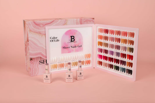 Sheer Nude Gel 48 Colors Collection