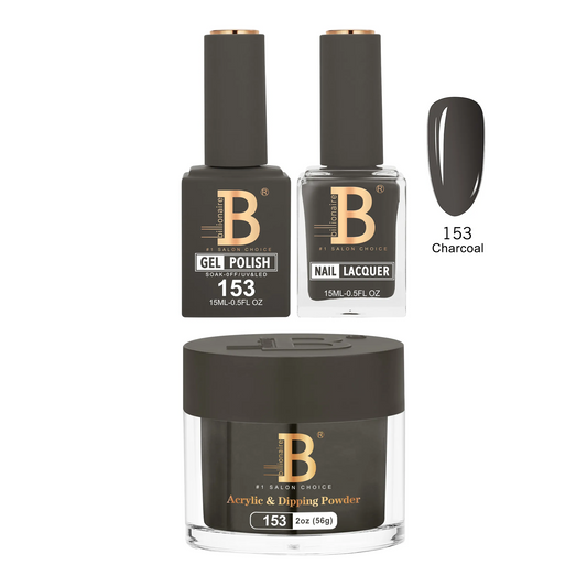 Billionaire Trio Imperial 153 Charcoal