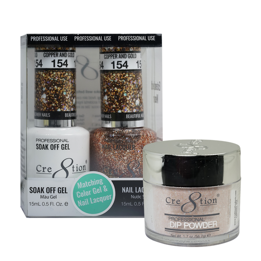 Cre8tion Matching Sets - 154 Copper & Gold