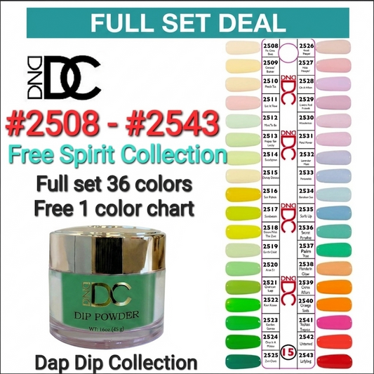 DND DC DAP DIP TIP 15 36 Colors (#2508 - #2543)