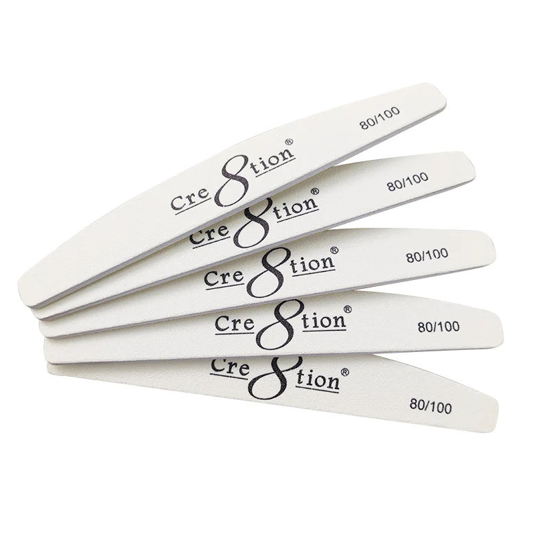 Cre8tion White Nail Files Harbor Bridge - USA Standard