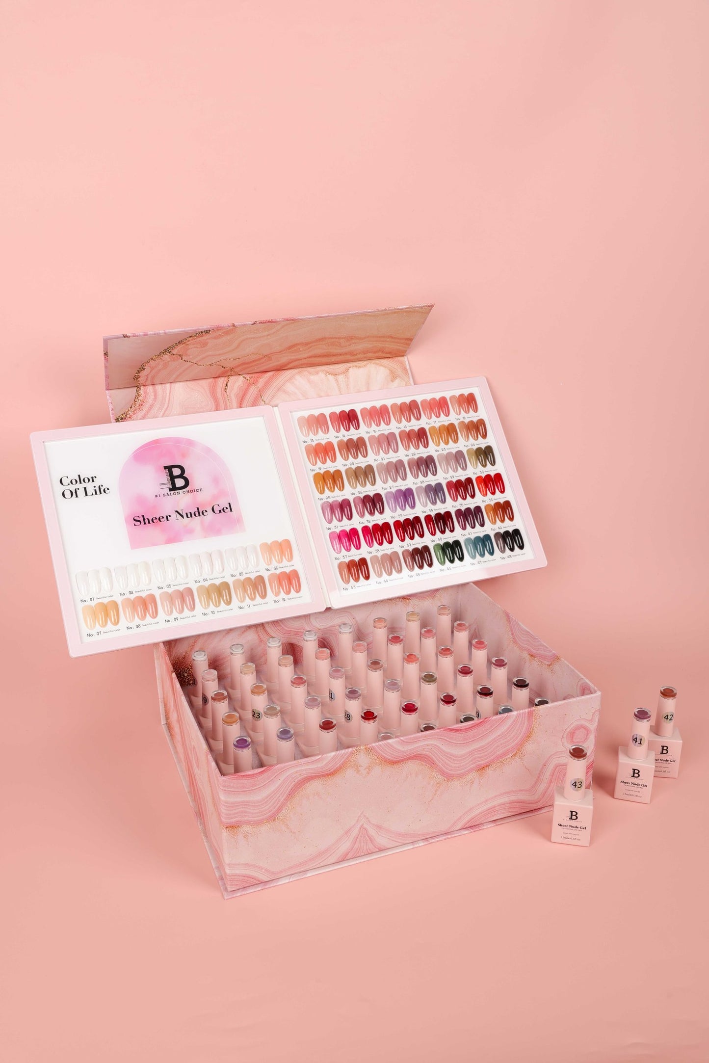 Sheer Nude Gel 48 Colors Collection