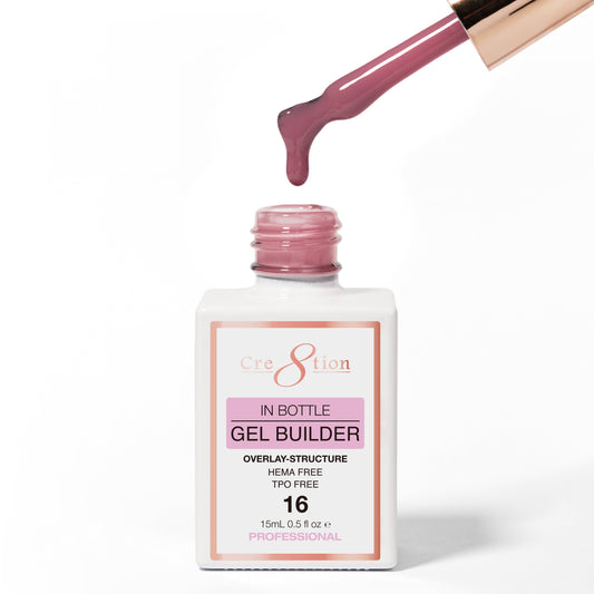 Cre8tion Gel Collection - Overlay/ Brush on Builder 0.5oz 16 Vintage Velvet