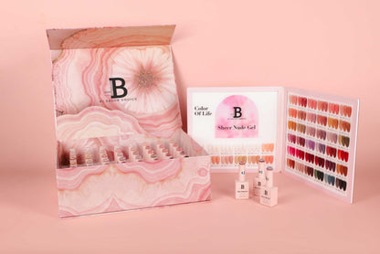 Sheer Nude Gel 48 Colors Collection