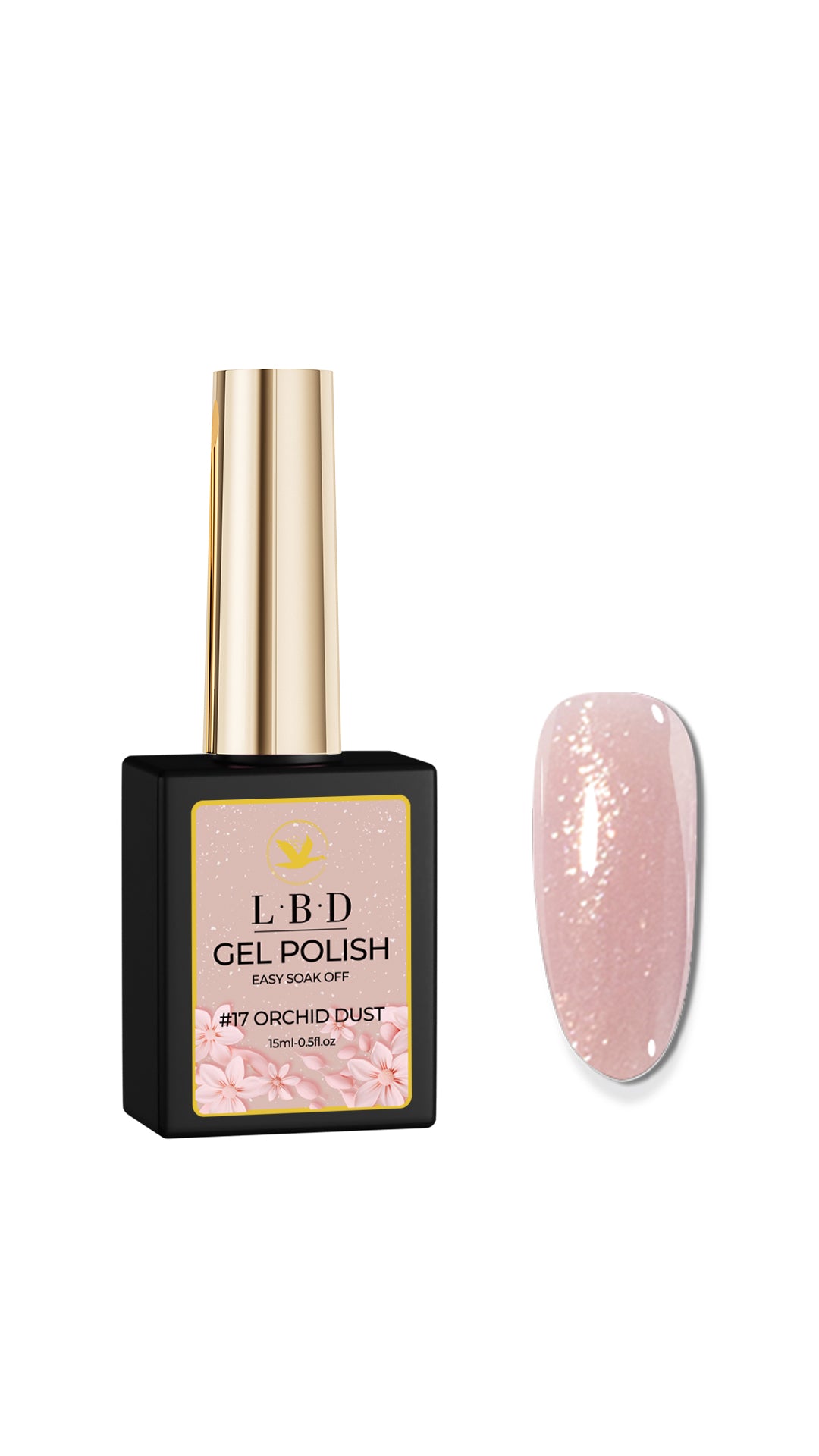 LBD Jelly Gel Polish - #17 ORCHID DUST