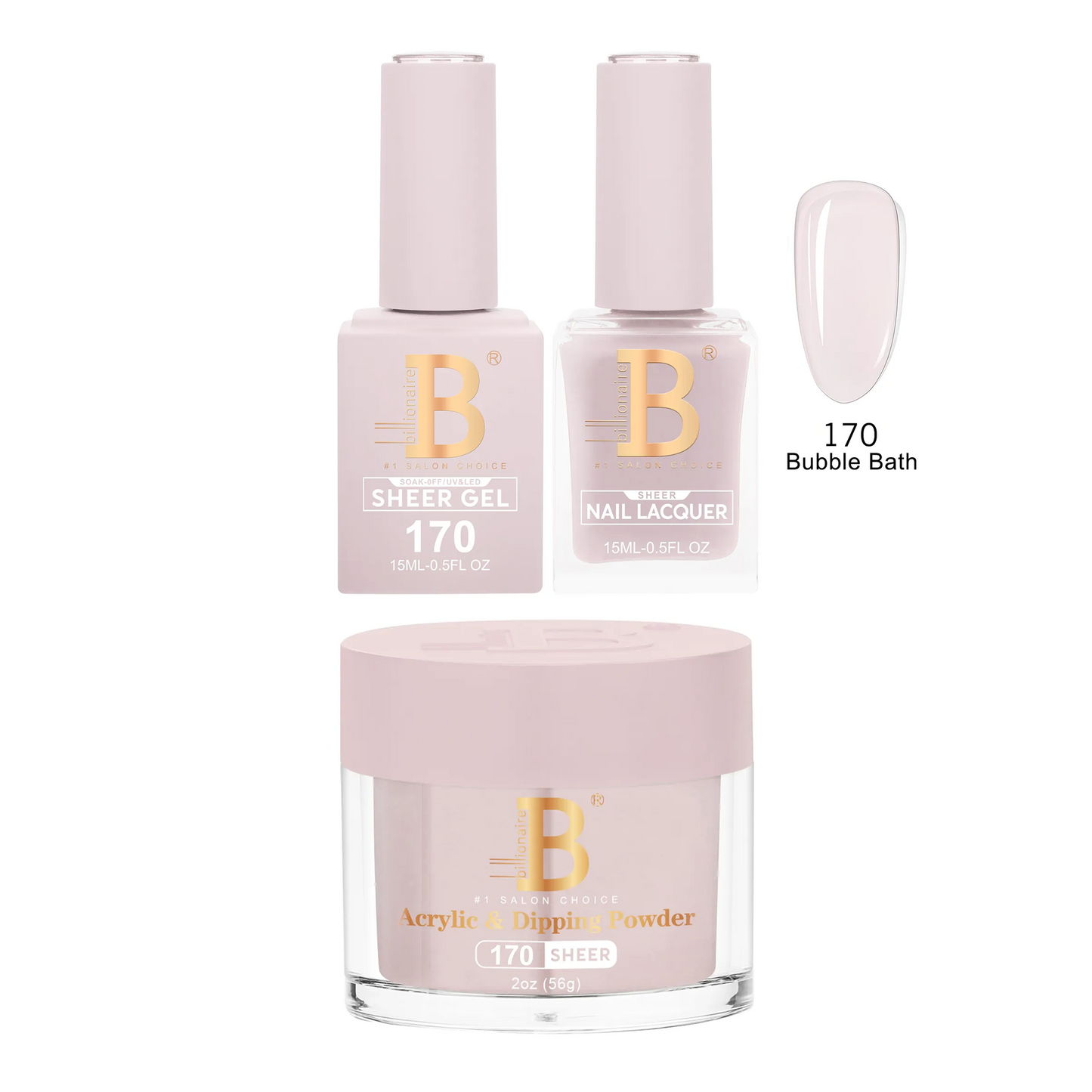 Billionaire Trio Imperial 170 Bubble Bath