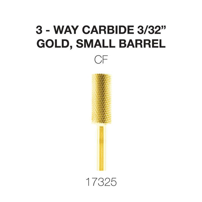 Cre8tion 3-Way Carbide Gold, Small Barrel 3/32"