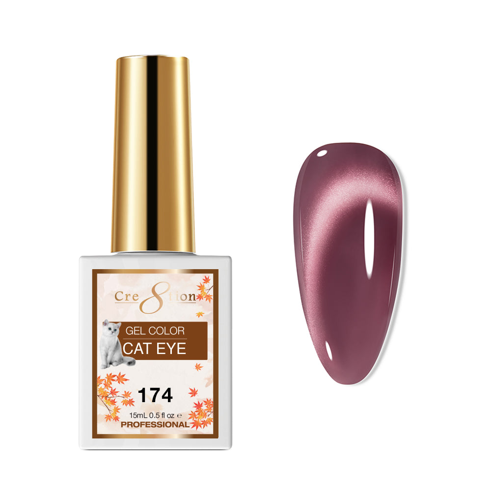 Cre8tion Cat Eye Soak Off Gel 0.5oz 174