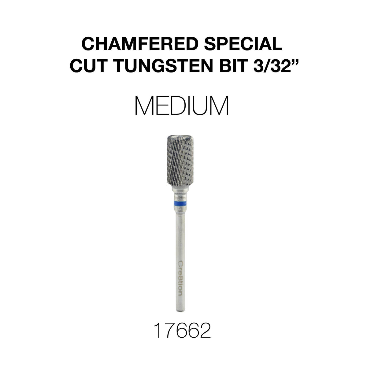 Cre8tion Chamfered Special Cut Tungsten Bit 3/32"