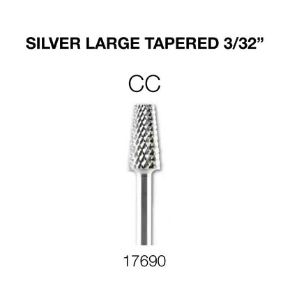 Cre8tion Silver Large Tapered 3/32"