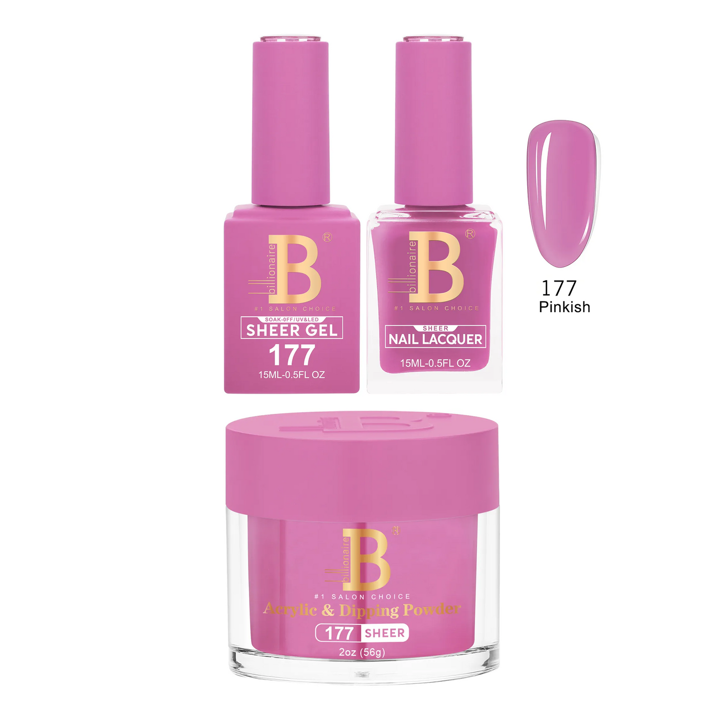 Billionaire Trio Imperial 177 Pinkish
