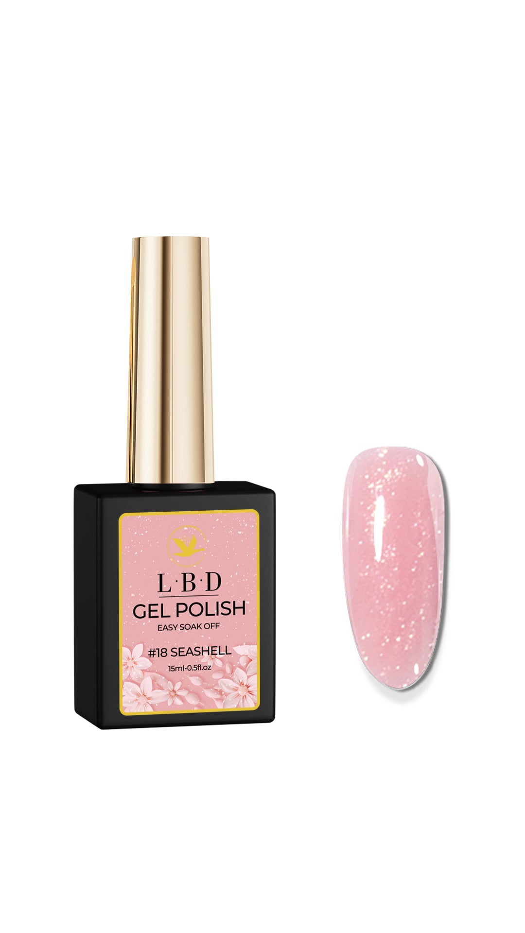 LBD Jelly Gel Polish - #18 SEASHELL